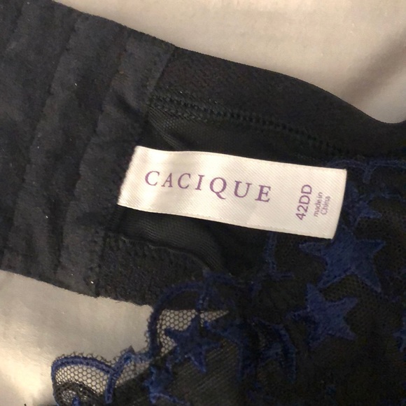 Blue Stars Cacique Full Coverage Bra 42DD - Picture 4 of 5